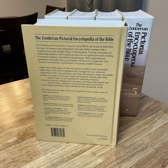 Zondervan Pictorial Encyclopedia of the Bible Volume 1-5 (1975) - Like New - Picture 8 of 16